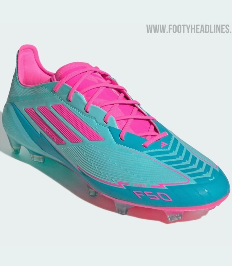adidas f50 messi 2025 pack in light blue and pink